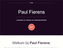 Tablet Screenshot of paul-fierens.be